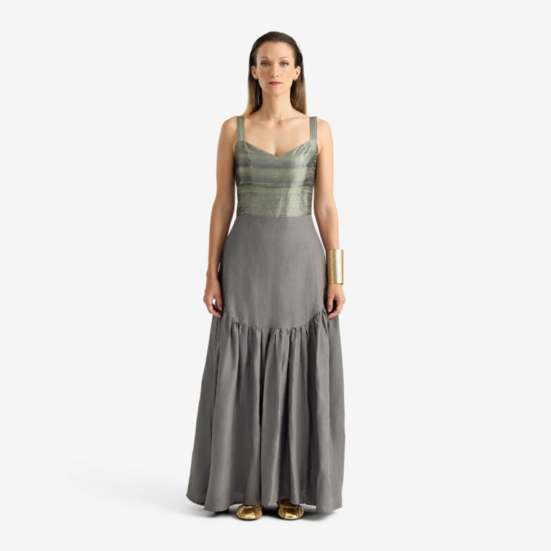 Butterfly Dress Olive Green