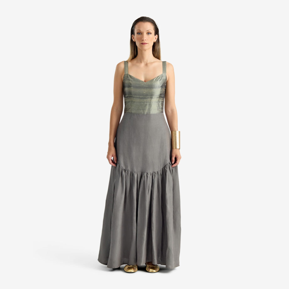 Butterfly Dress Olive Green