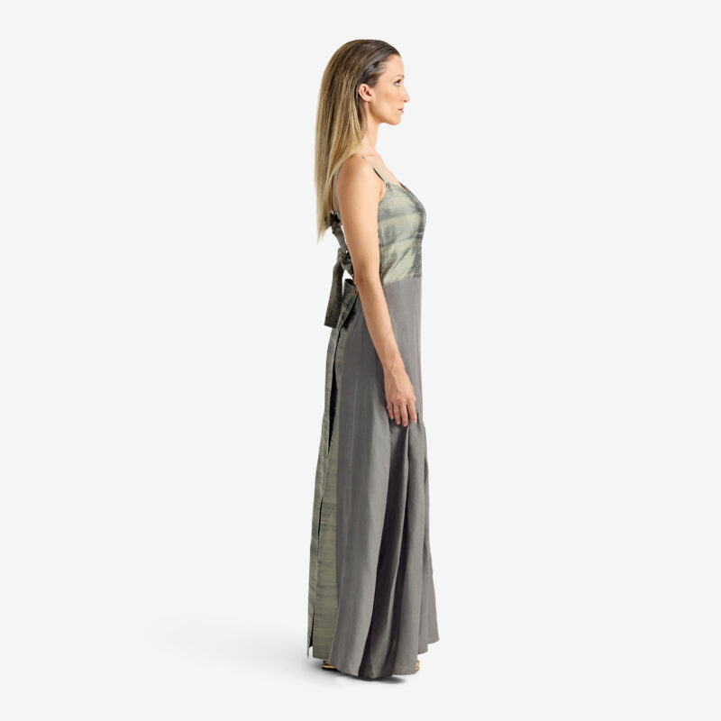 Butterfly Dress Olive Green - Image 2