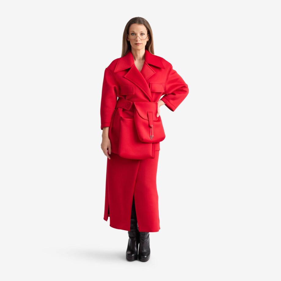 Zavieh Red Coat